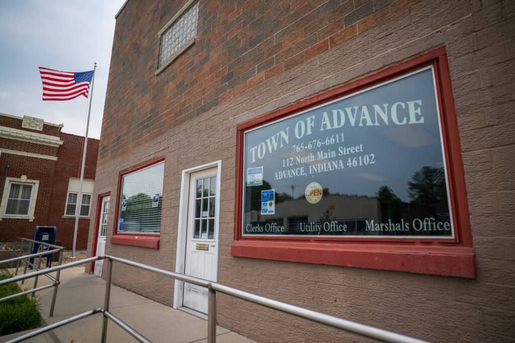 Town of Advance office.