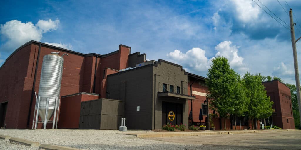 Outside of Moontown Brewing Company in Whitestown, Indiana.