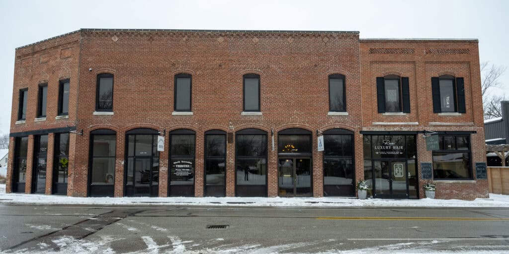 Downtown Whitestown, Indiana.