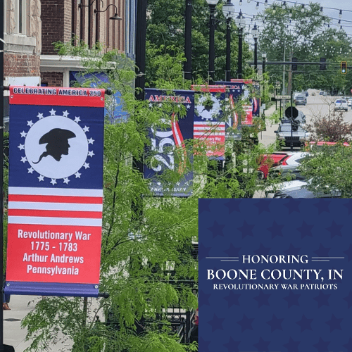 Honoring Boone County’s Revolutionary War Patriots During America 25